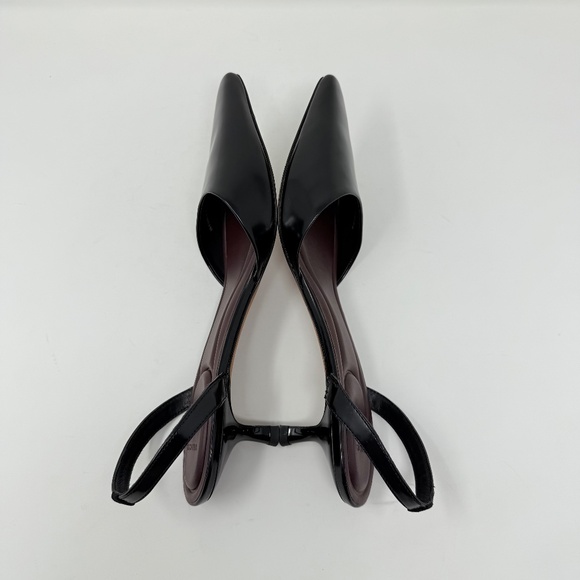 New Vince Sarita Kitten Heel Pump Black Sz 8.5 - Picture 8 of 10